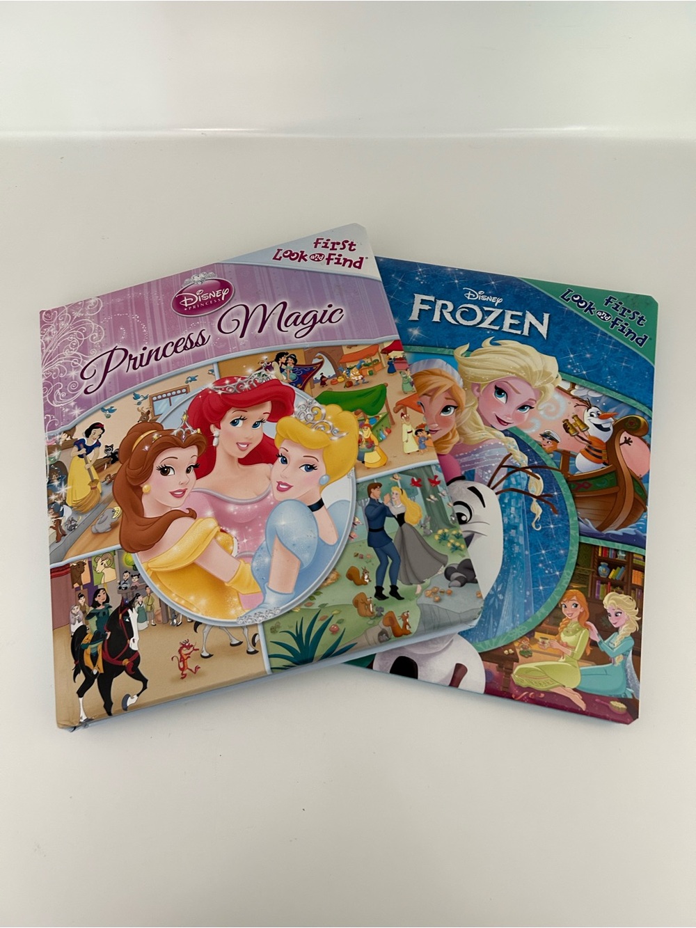 Disney Princess Magic & Frozen Look and Find Books